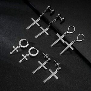 Stainless Steel Hoop Earrings